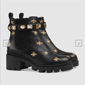 authentic gucci bee boots
